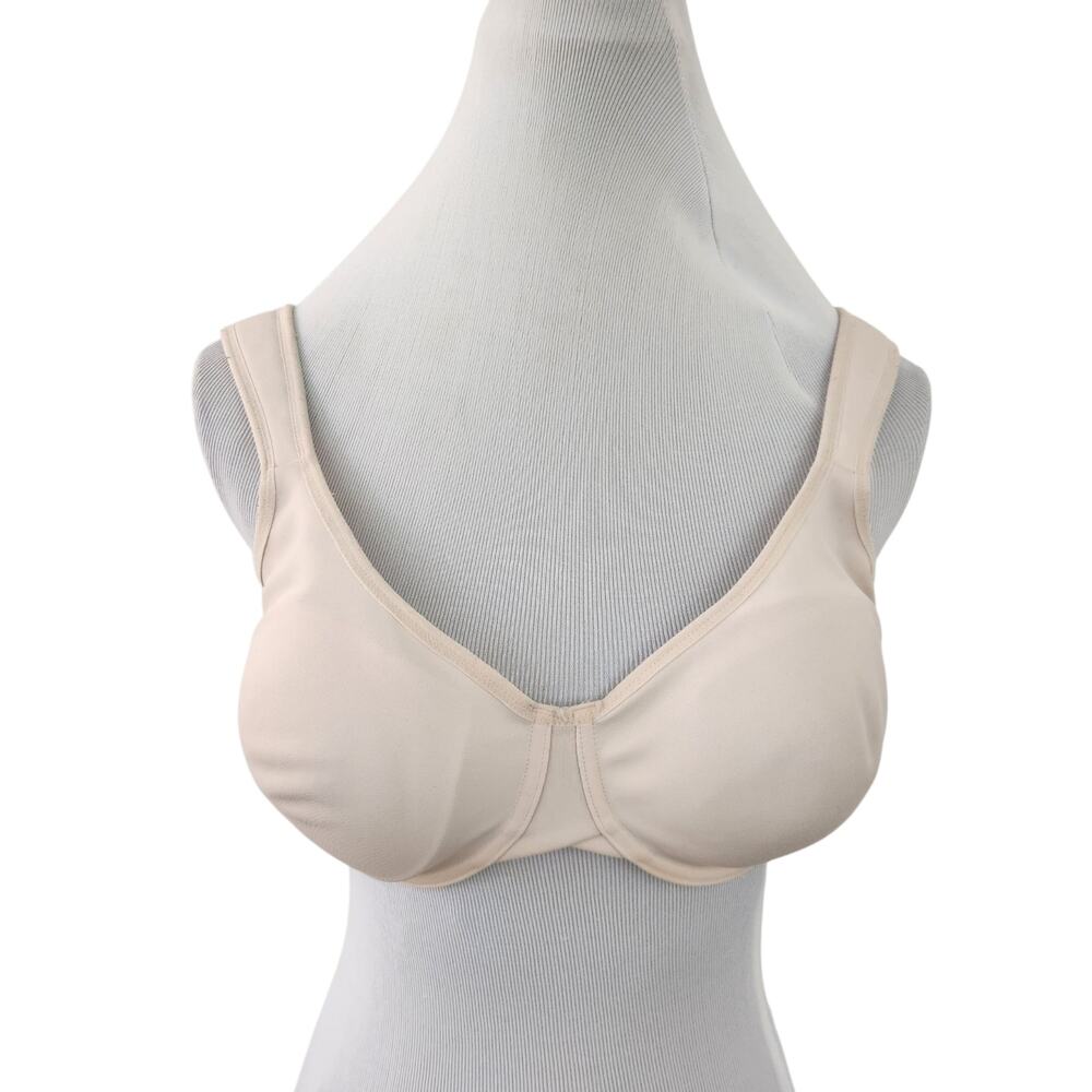 Cabernet Bra 34DD Ivory Off White Underwire Bra Adjustable Strap Tshirt Bra